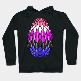 Gender Fluid Pride Dragon Egg Hoodie